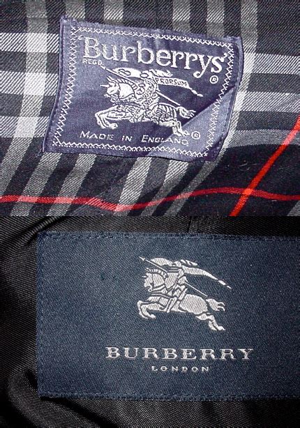 burberry blue tag|authentic Burberry labels.